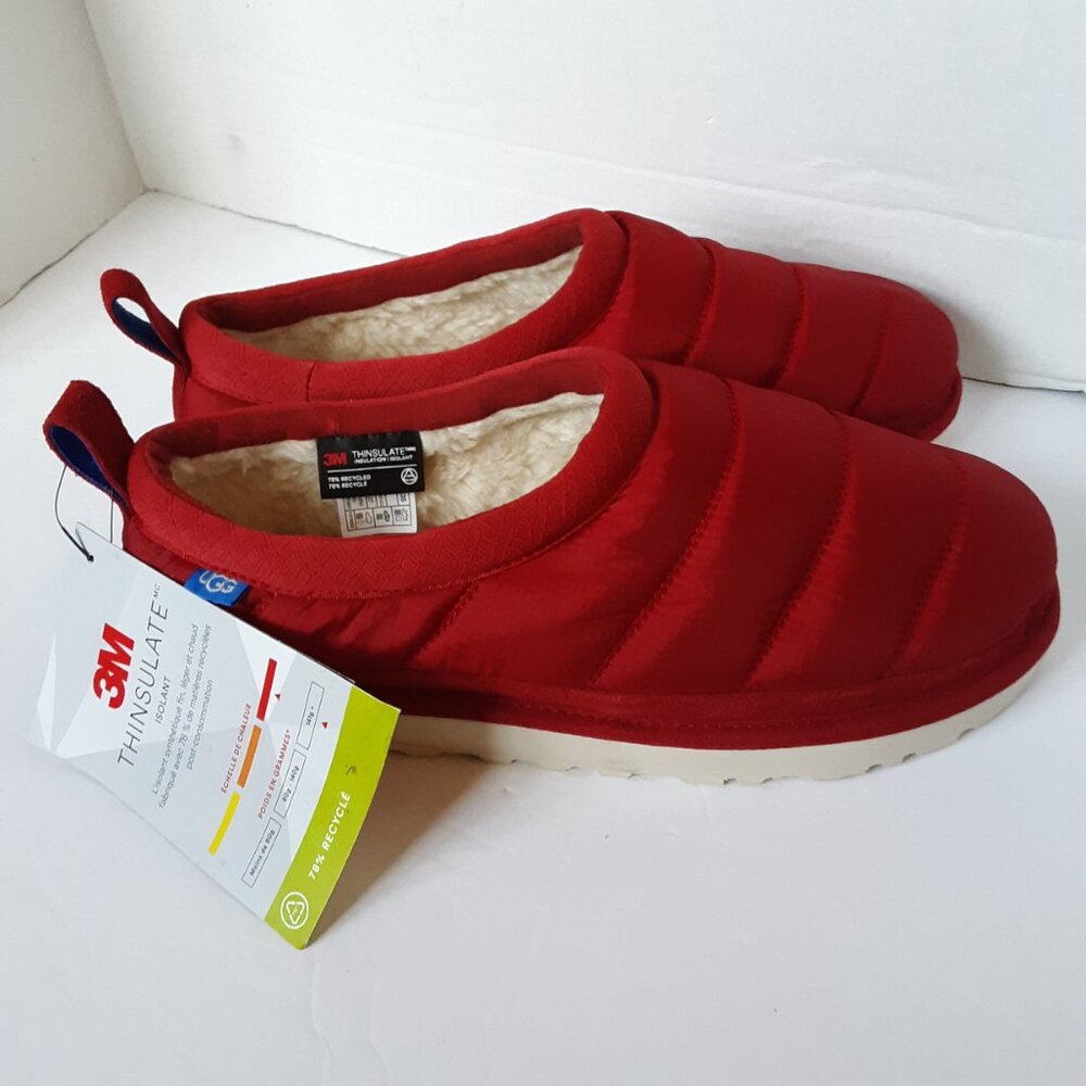 UGG Tasman Men's Slipper Clog size 9M Red Nylon